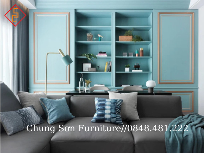 Không gian phối màu nội thất phù hợp cho người mệnh Thủy