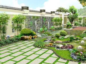 Trồng cây xanh quanh nhà