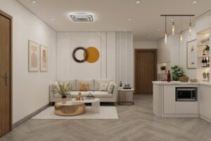 Trang trí tường phòng khách đẹp