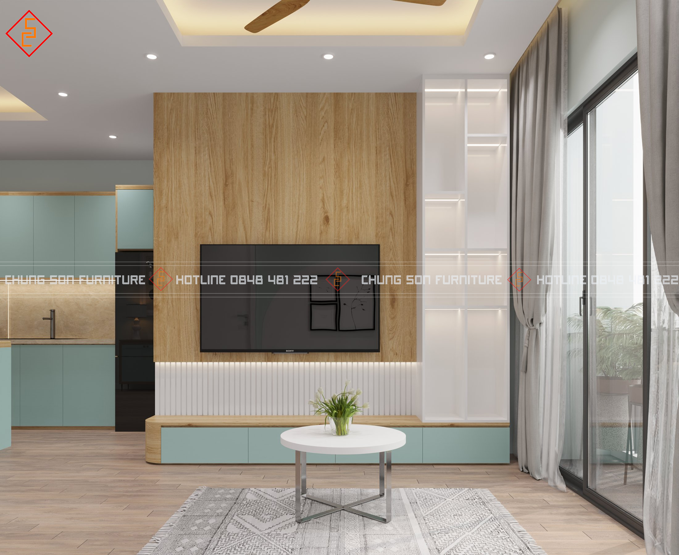 Thiết kế phòng khách Thanh Hóa 