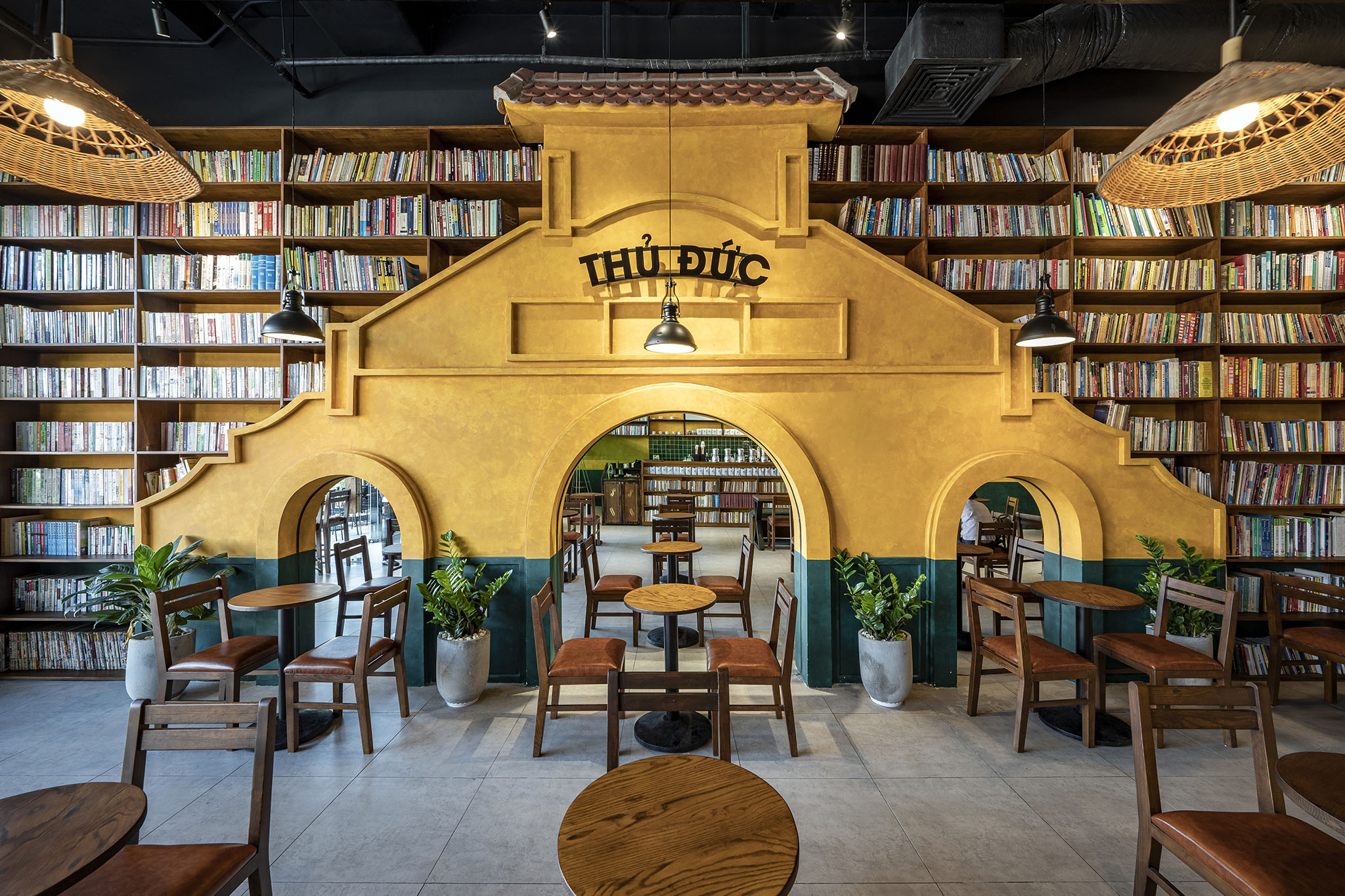 quán cafe sách