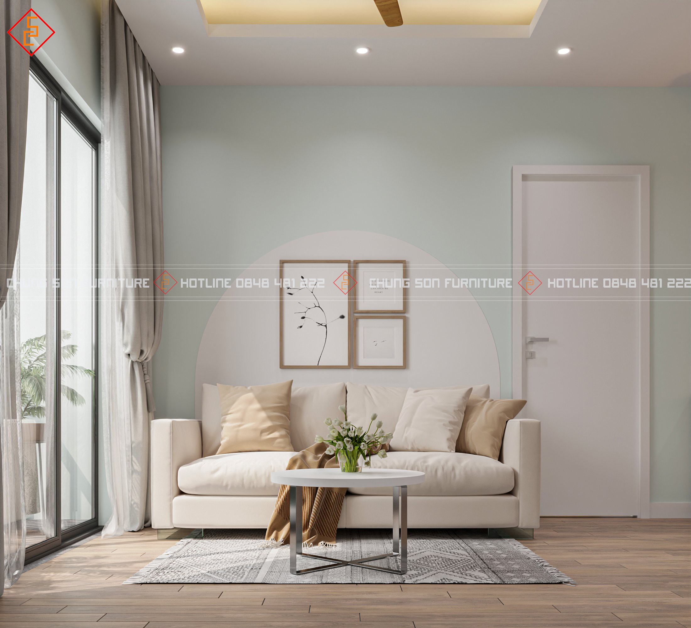 Phong cách Scandinavian chú trọng đến ánh sáng tự nhiên