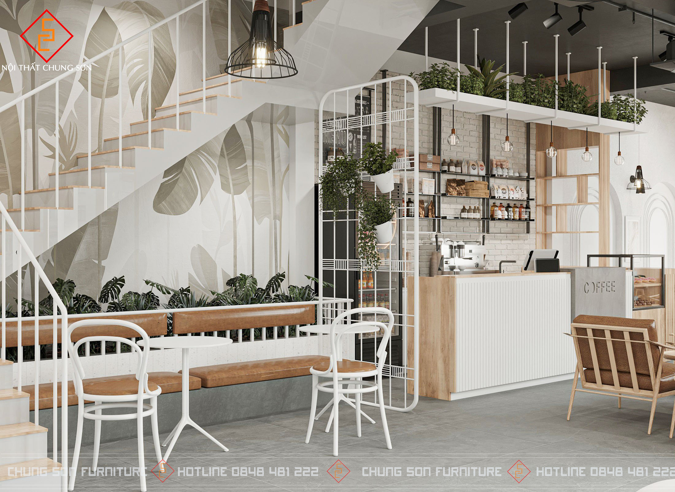 Thiết kế quán cafe 5