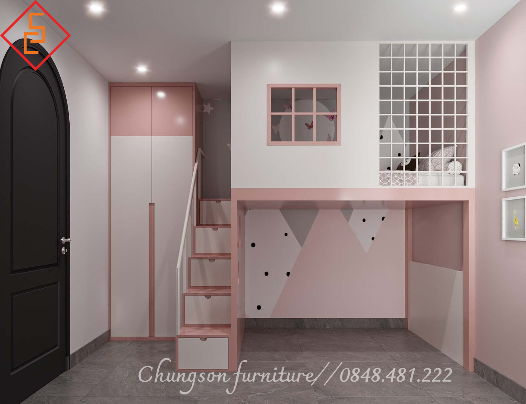 Giường tầng phòng ngủ