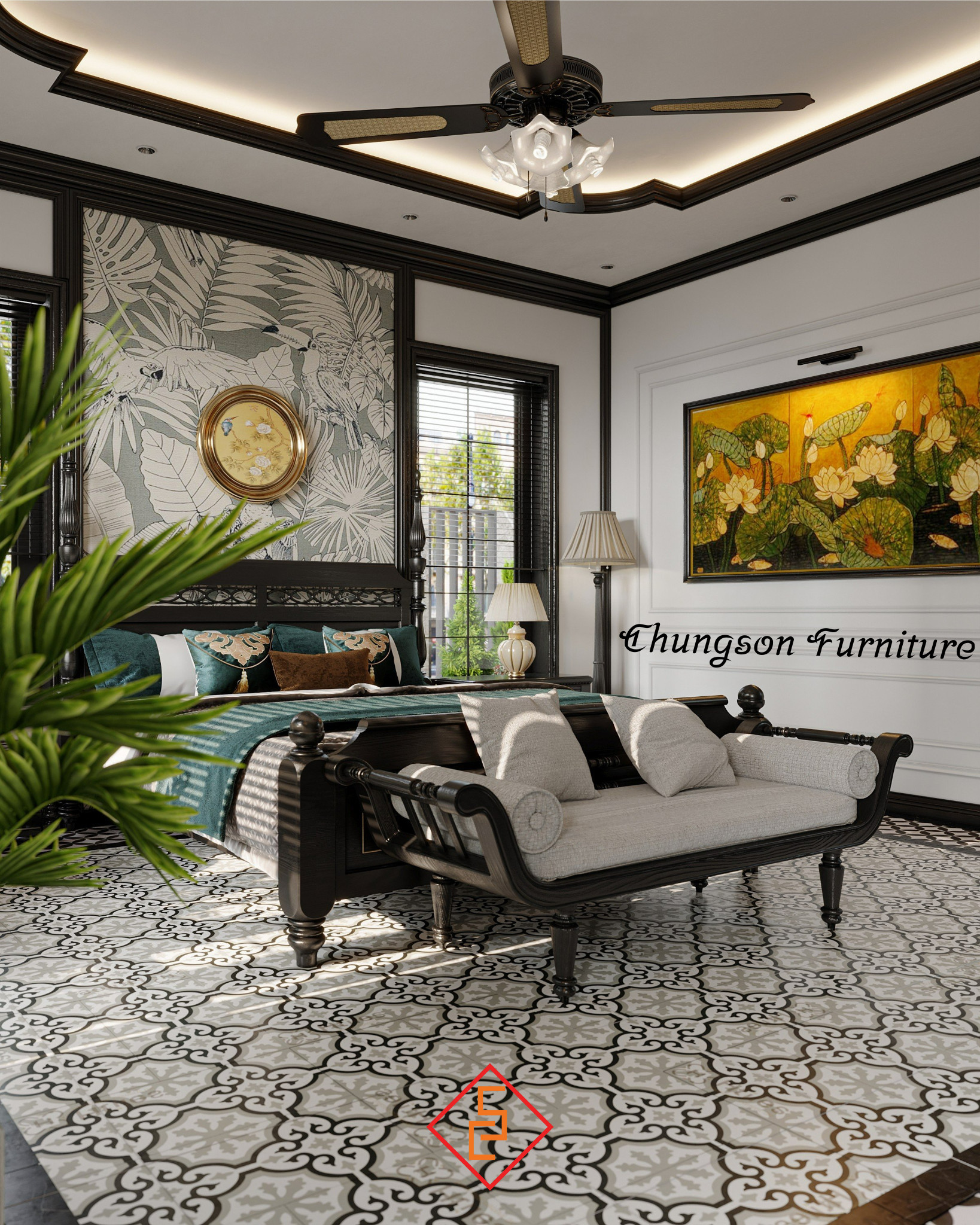 Phong cách nội thất Indochine 